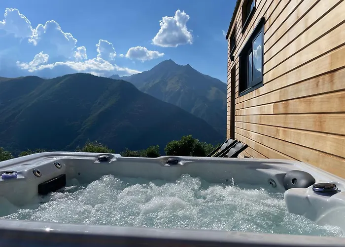 בקתה Tiny House Tout Confort Au Coeur Des Pyrenees Calme, Vue Et Detente Grailhen