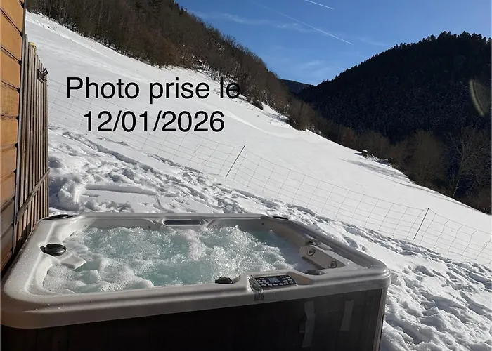 Tiny House Tout Confort Au Coeur Des Pyrenees Calme, Vue Et Detente בקתה Grailhen