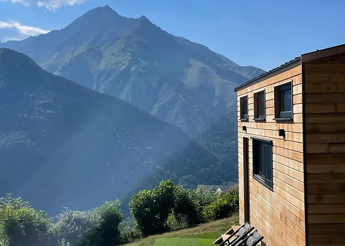 Tiny House Tout Confort Au Coeur Des Pyrenees Calme, Vue Et Detente בקתה Grailhen